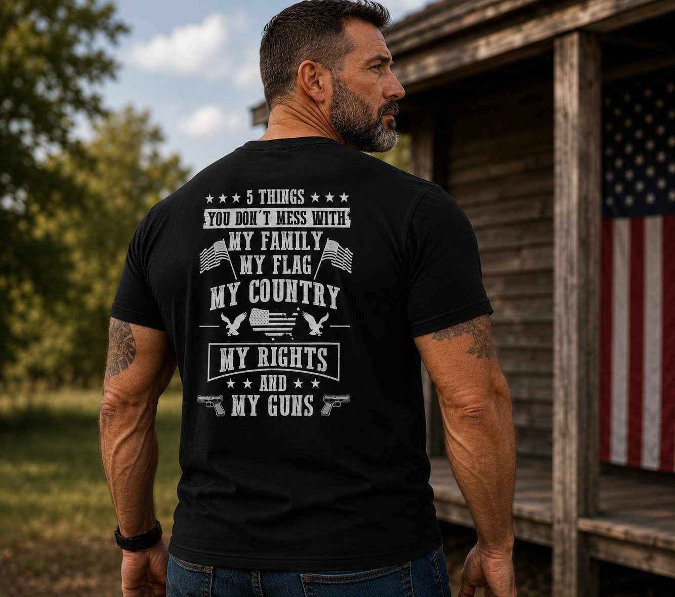 5 Things You Don't Mess With - Back Print