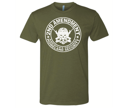 2nd Amendment America  Original Homeland Security - Black Eagle Apparel