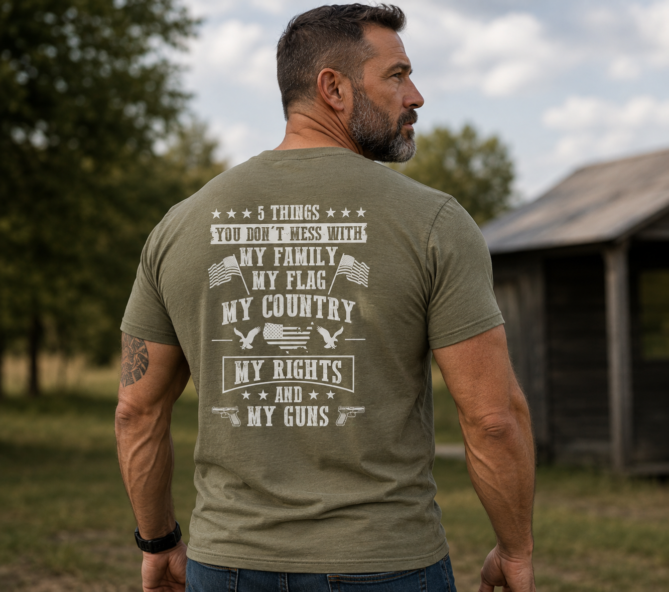 5 Things You Don't Mess With - Back Print