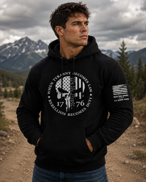 When Tyranny Becomes Law, Rebellion Becomes Duty Hoodie