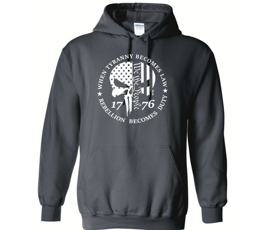When Tyranny Becomes Law, Rebellion Becomes Duty Hoodie