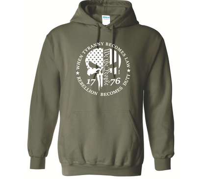 When Tyranny Becomes Law, Rebellion Becomes Duty Hoodie