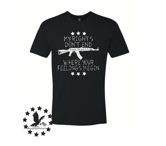 Rights Over Feelings - Black Eagle Apparel